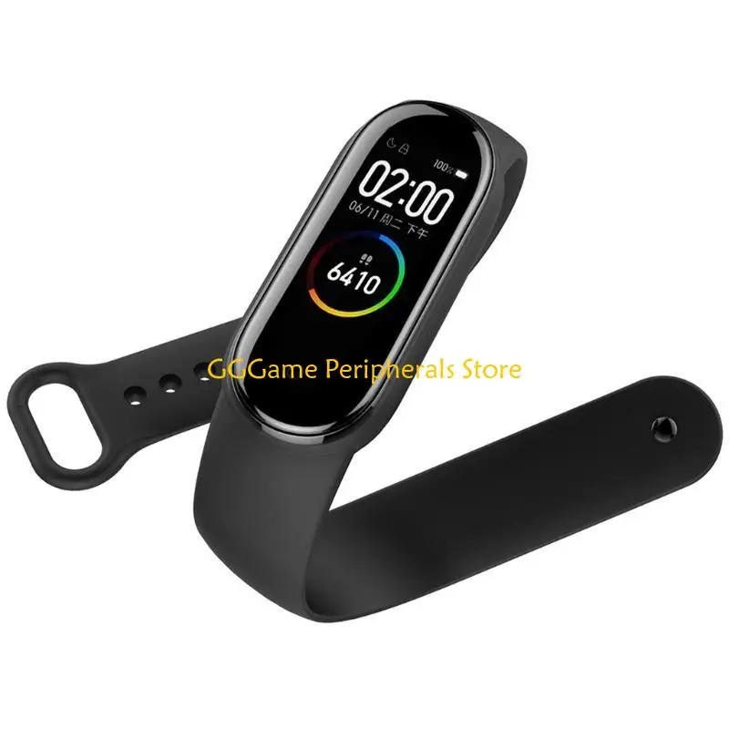 U55B Silicone Straps for Mi Band 6 5 Durable for Smart Watch Fashion Bracelets Wristb