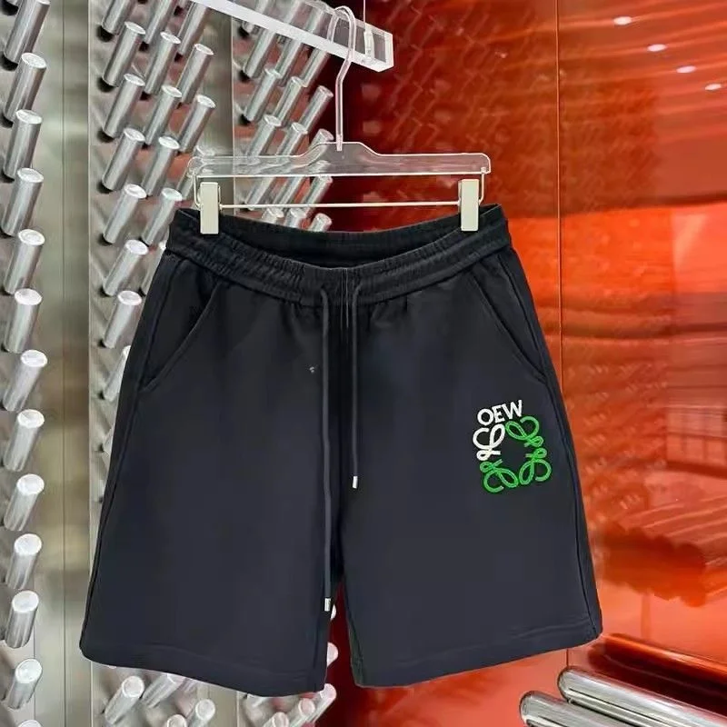 

Новые летние шорты из чистого хлопка, мужские повседневные шорты, модные свободные прямые капри, спортивные брюки, пляжные брюки