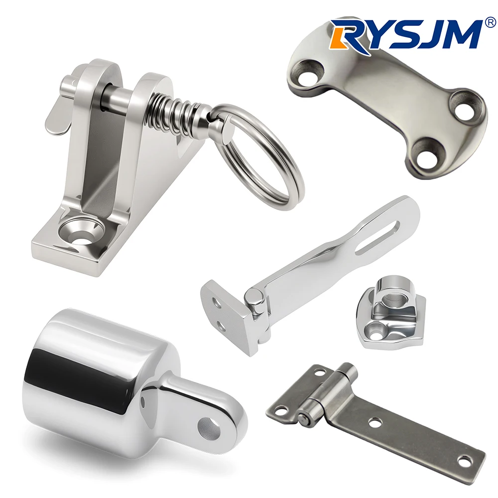 1Pc Boat Bimini Top Deck Hinge Top Deck Hinge Mount  316 Stainless Steel Boat Parts Accessories Marine Hardware yacht Cover