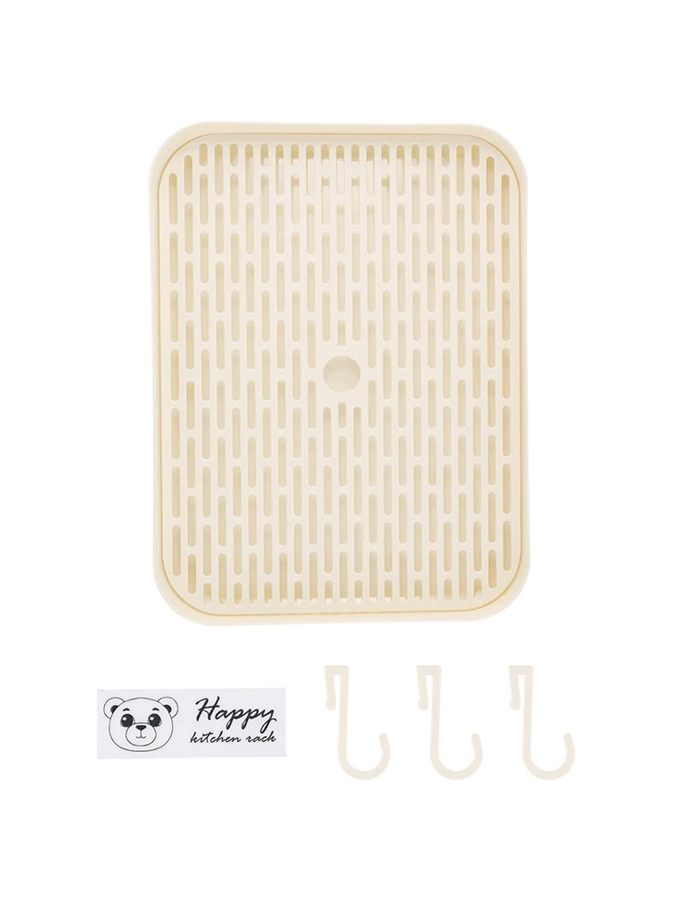 Coffee Station 32.5x24.5x4.5cm Coffee Cups Organizer Countertop Drainer Elegant Aesthetic Layered Storage Options