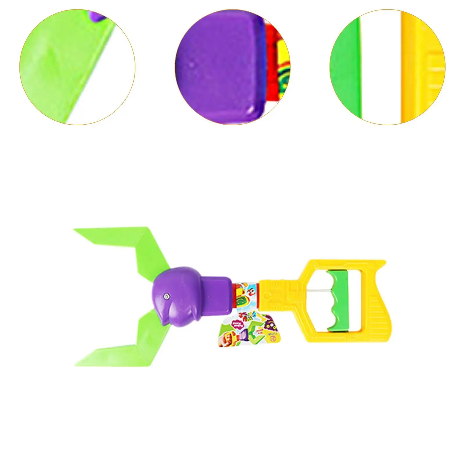 Brinquedo interativo grabber robô mão leve forte ferramenta de aperto braço robótico grabber brinquedo garra brinquedo para meninos brinquedo de praia