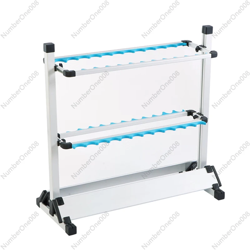 Aluminum alloy fishing rod display frame, sea pole road, sub pole, net reading bracket, storage and shelving for household use