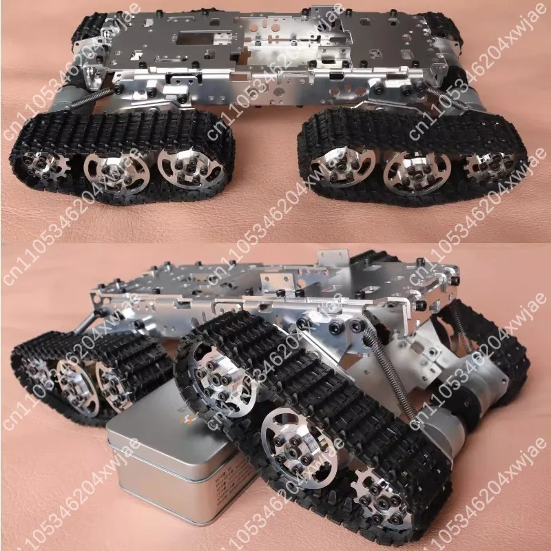 Remote Control Plastic Crawler Tank Chassis Smart Tracked Robot Car Base Kit For Arduino DIY Educational Robotics Parts