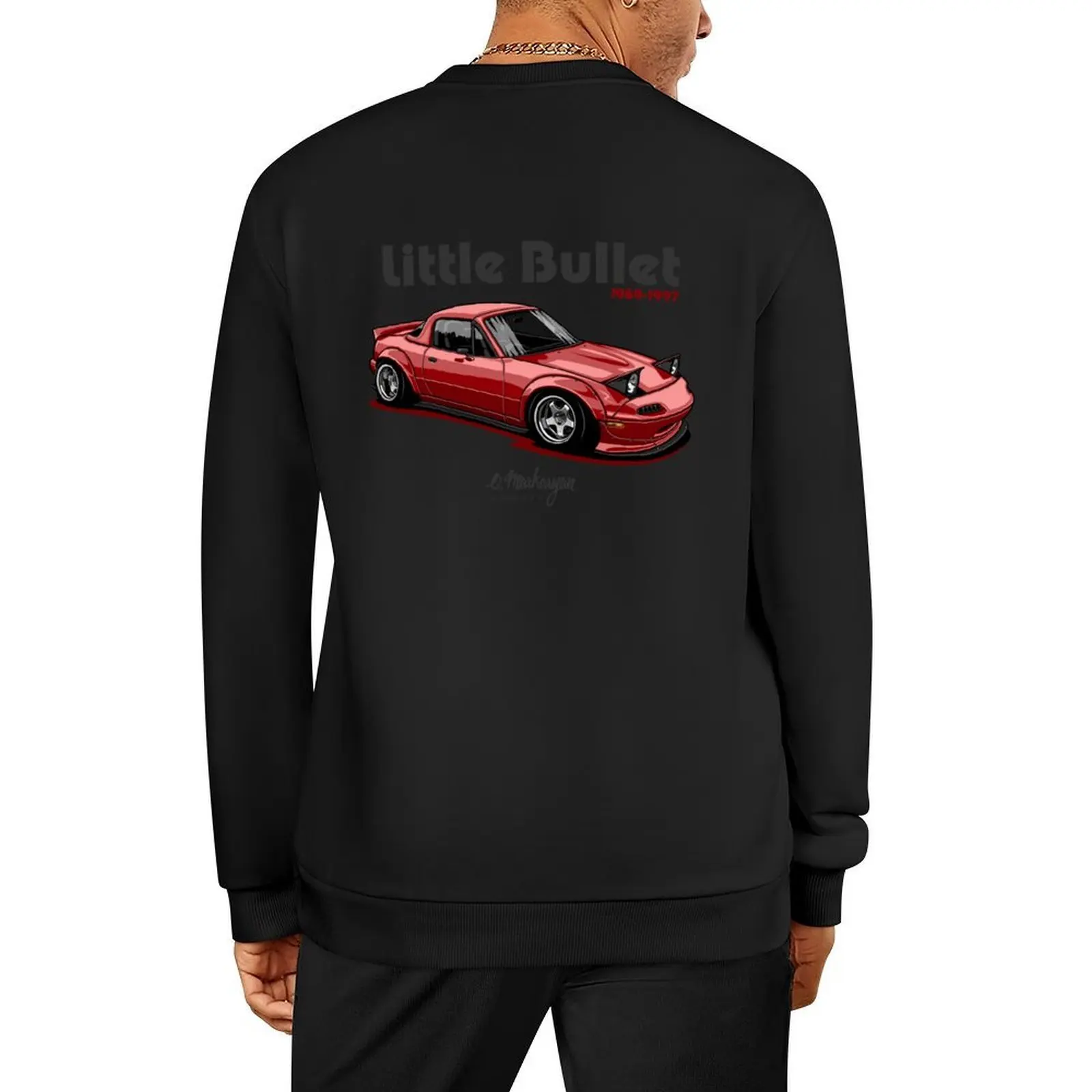 

Roadster MX5 Miata (red) Pullover korean style clothes men's winter sweater men wear korean clothes sweatshirt for men