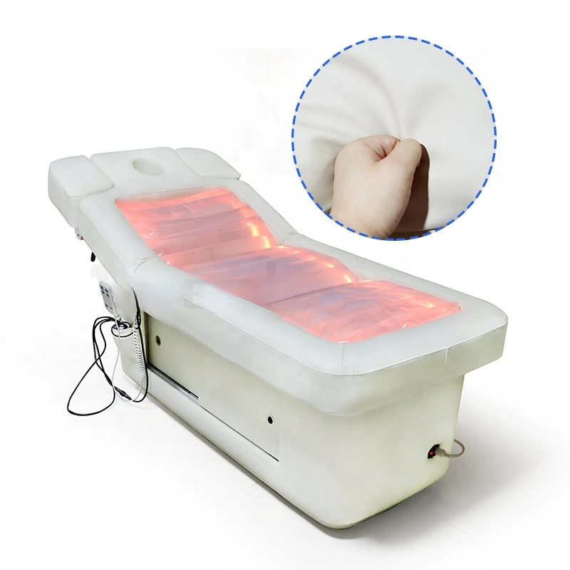 Luxury Water Treatment Beauty Salon Spa Heated Adjustable Cabinet Storage Hydrotherapy Massage Table Bed