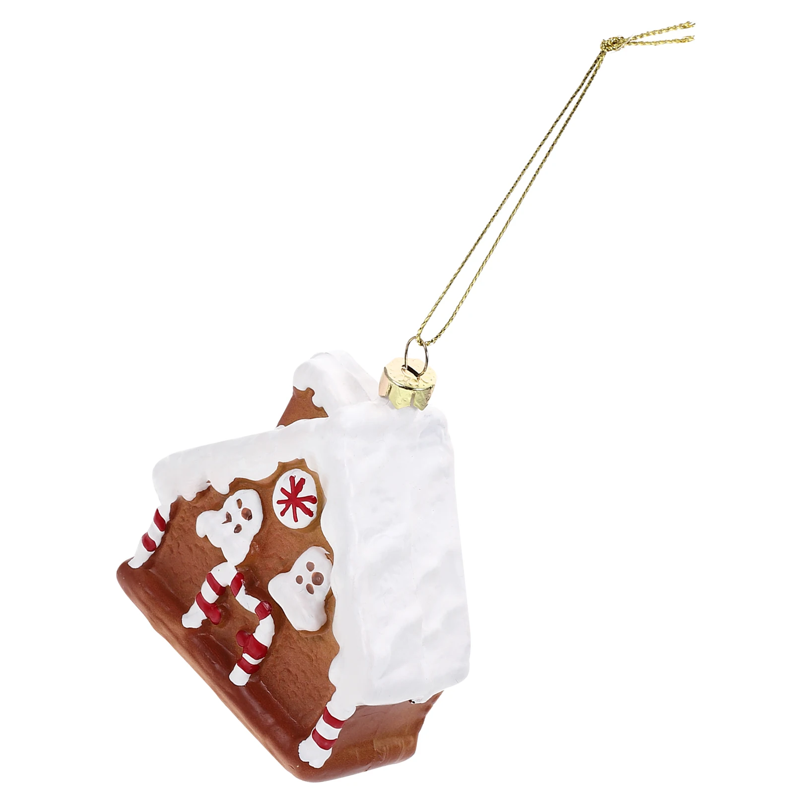 

Gingerbread House nament Christmas Tree Decor Xmas Hanging Supplies Mini Pendant Reusable Festive Decorations Party Supplies