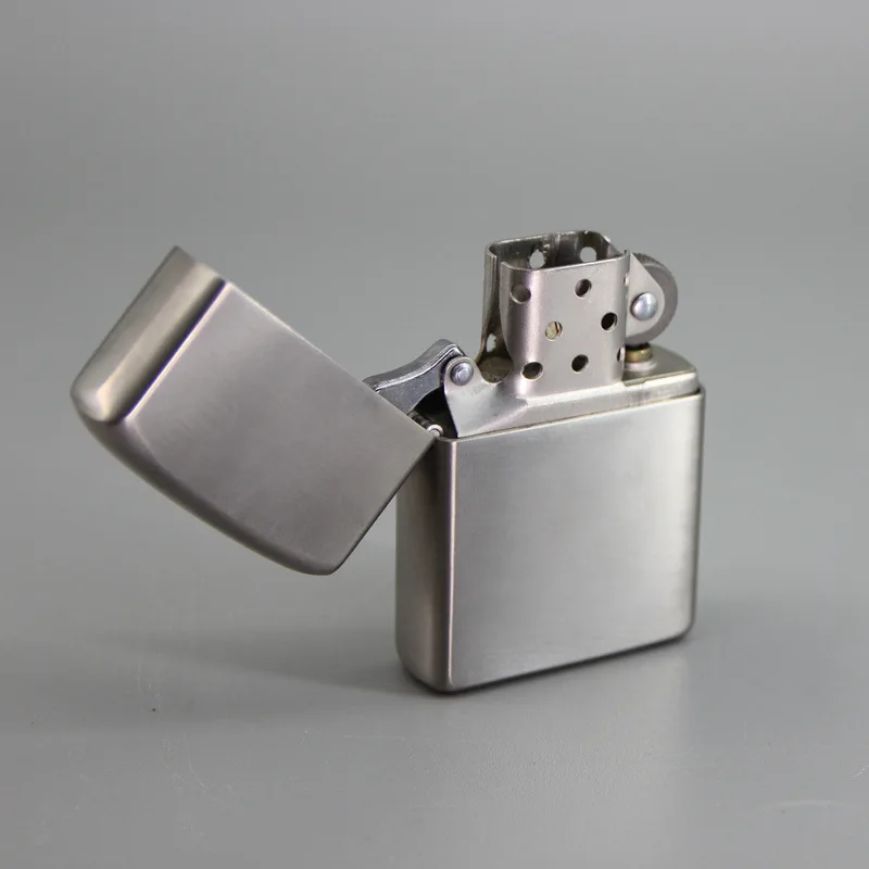 Pure Titanium Kerosene Windproof Lighter, Pure Titanium Movement Inner Liner, High-End Lighter, Cigarette Accessories