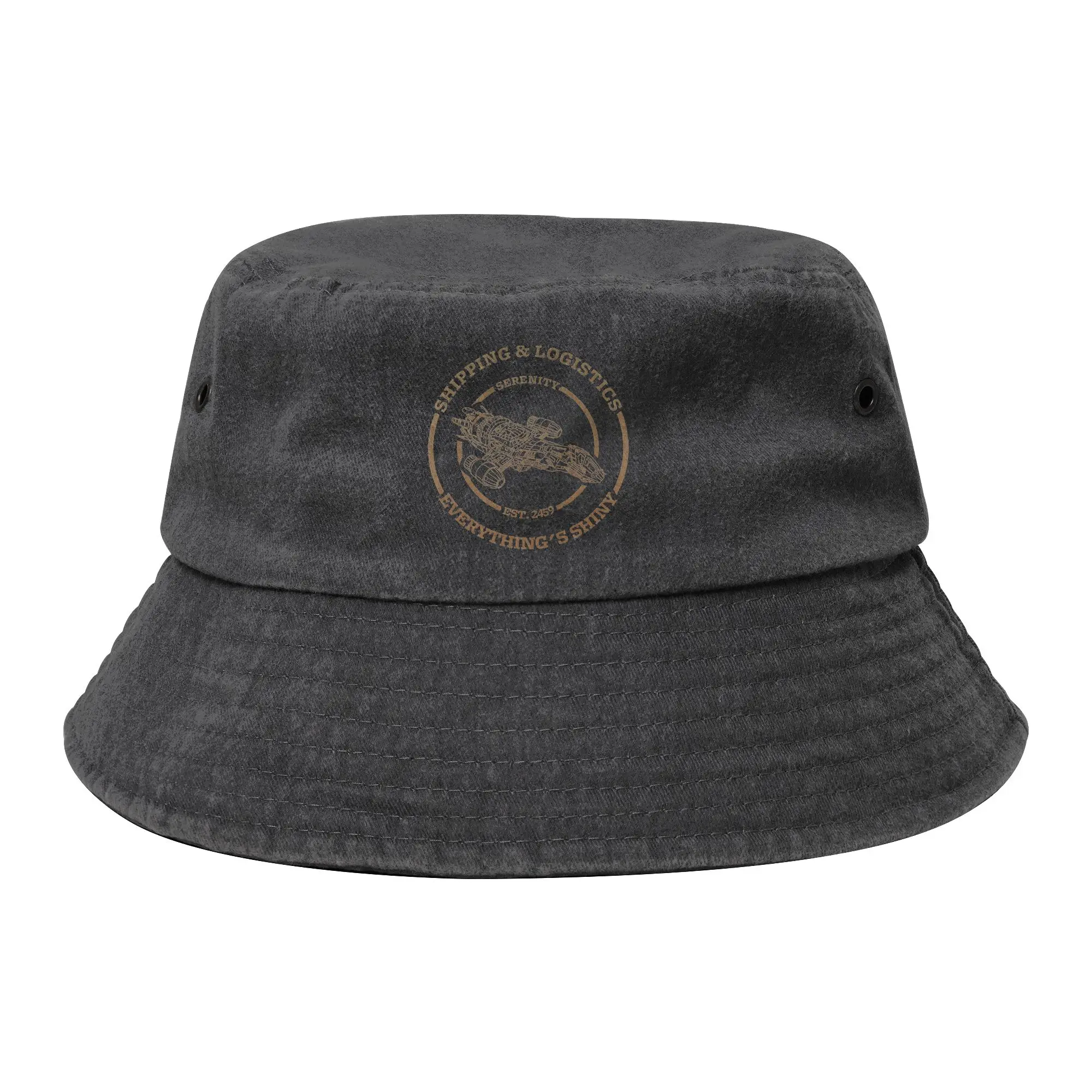 Unisex Bucket Hat Serenity Shipping & Logistics Firefly Spring Picnic Headwear Outdoor Fishing Hat  Ispoti Cap Gift Idea