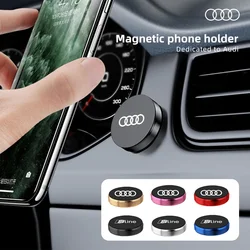 Magnetic Car Phone Holder Universal Car Phone Stand Car Accessories For Audi A4 B8 8P A3 A5 A6 C7 A1 A7 A8 Q2 Q3 Q5 Q7 Q8 TT R8