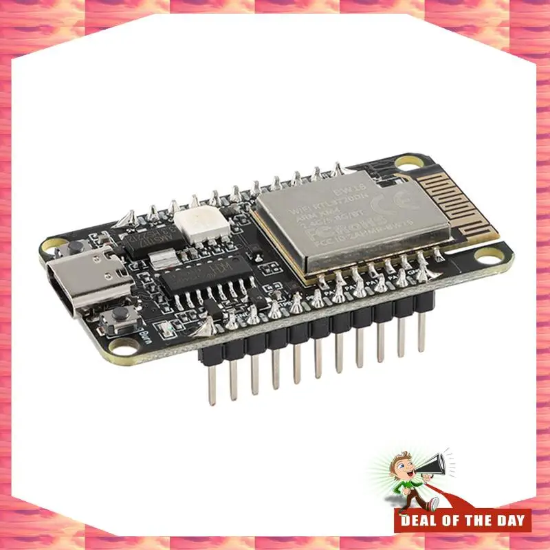 24-Hour Delivery BW16-Kit Development Board RTL8720DN Dual-Band Wi-Fi Low-Power Bluetooth BLE Module Type-C Interface