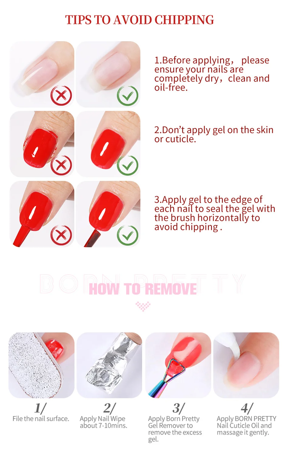 BORN PRETTY 60 ml klares Nagelverlängerungsgel, Acryl-UV-Gel, Soak Off Crystal, schnelle Verlängerung, Finger, hartes Gel, Nagelspitzen, Maniküre – Detail 9