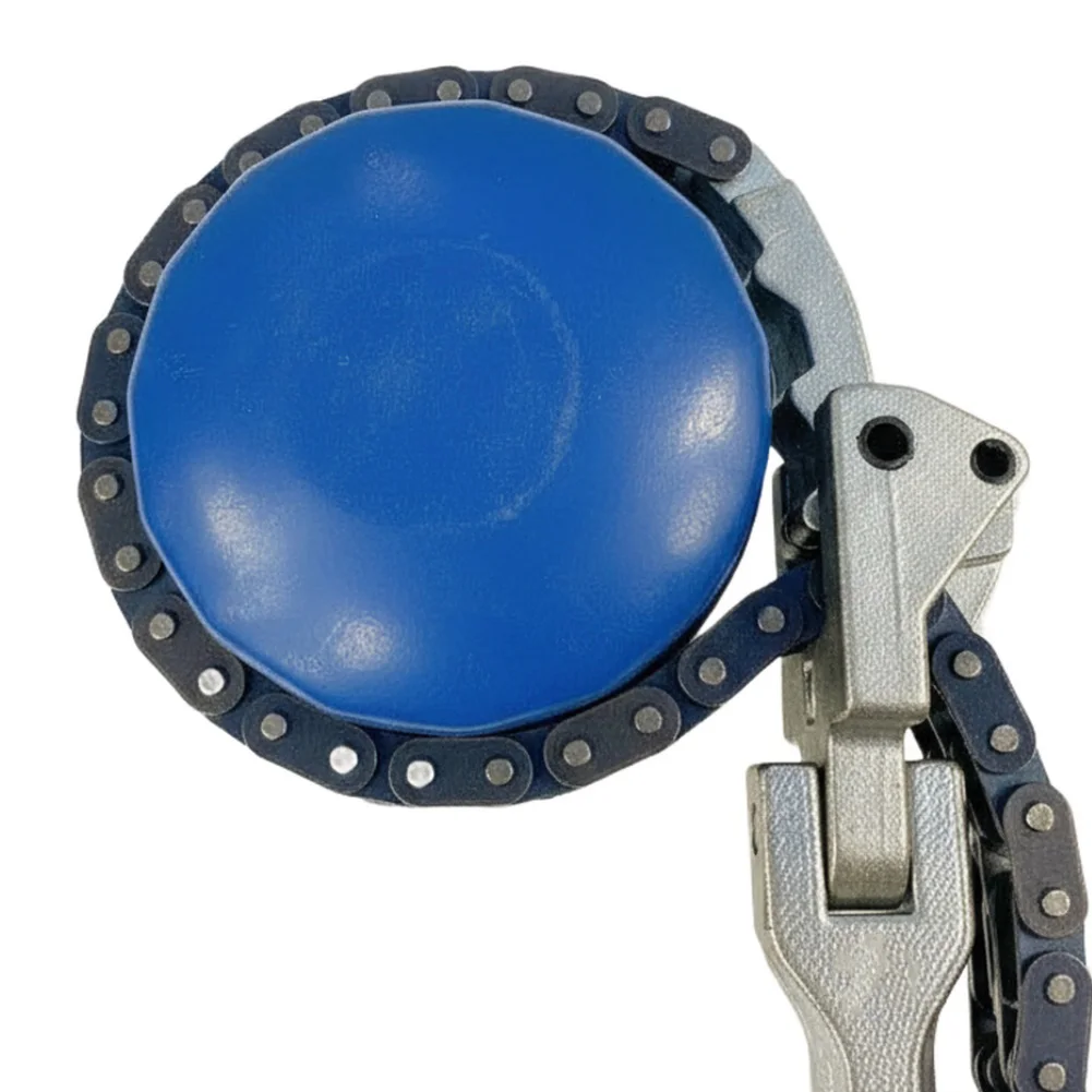 

Сверхмощный регулируемый ключ для цепного фильтра с вращающейся ручкой для снятия масляного фильтра, двухрядный инструмент для цепи от 6 до 19,5 см