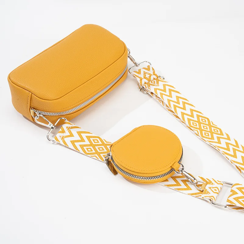 

New 2025 Women's Mini Shoulder Bags Pu Leather Messenger Bags Girls Cute Crossbody Bags B377
