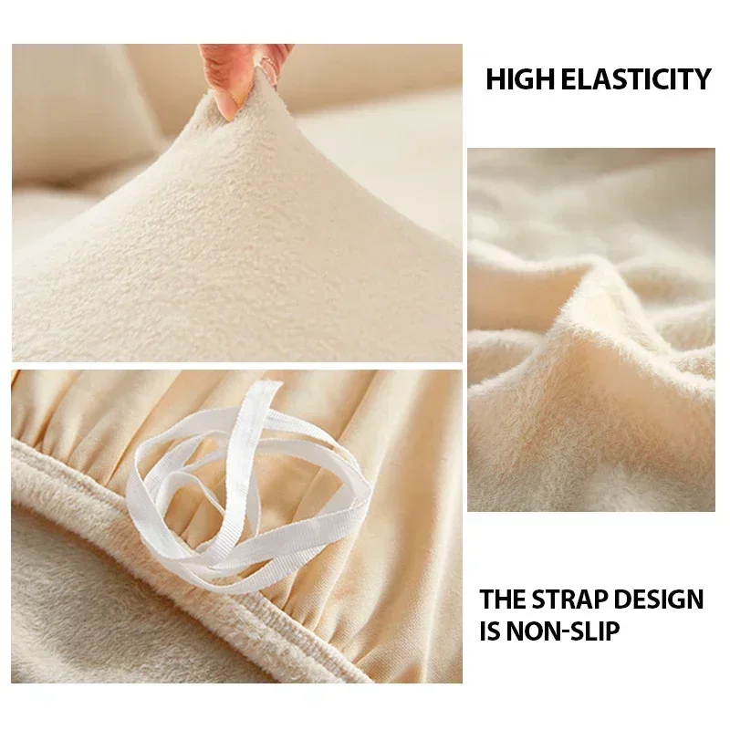 1/2/3/4 مقاعد سوبر لينة غطاء أريكة قطيفة تمتد شامل أريكة أغطية L شكل الأريكة كرسي يغطي لغرفة المعيشة #4