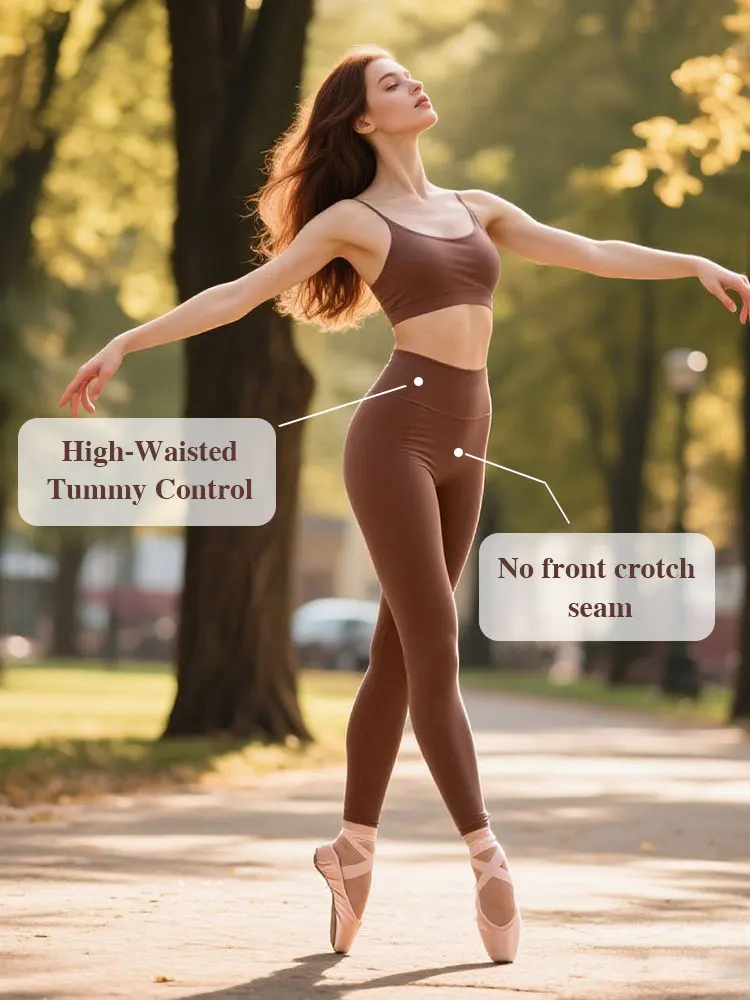 Yoga Leggings Naked feeling High Waisted Hip Lifting Fitness Leggings Cycling Running Pants Breathable Sports Leggings