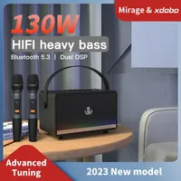 XDOBO Mirage 130W Ultra High Power Portable Wireless Bluetooth Speaker Home Theatre Karaoke Sound Box 6.5mm Instrument Interface