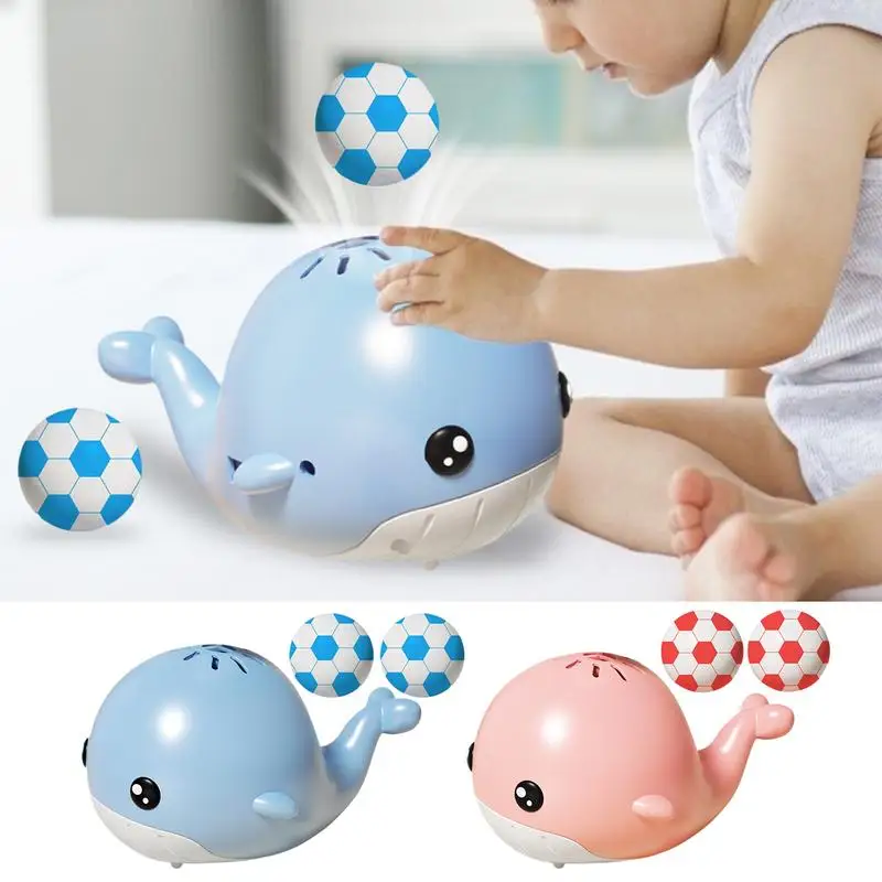 Ball Blowing Toddler Toy USB Charging Whale Ball Toy Ball Blower Toddler Toy Balls Balancing Game Cute Balance Blowing Toys For