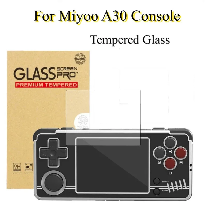 

For Miyoo A30 Tempered Glass 9H HD Screen Protector Films for Miyoo A30 Retro Console Screen Protector Film Game Accessories