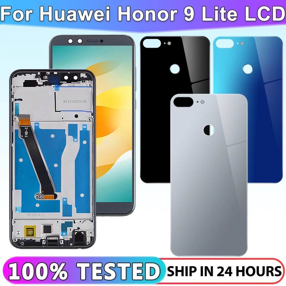 

For Huawei Honor 9 Lite LCD Display Touch Screen Digitizer Assembly LLD-L31 L21 L11 LCD Screen Replacement With Frame