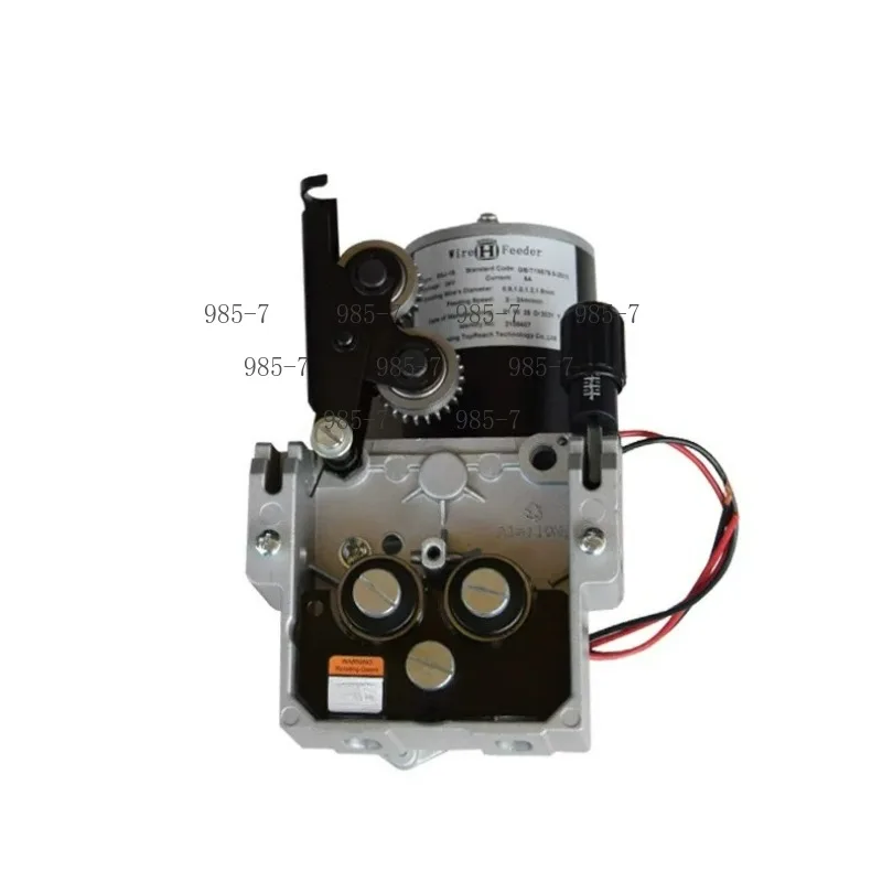 SSJ-15 Vertical Dual Drive Wire Feed Motor Assembly, 24V 5A Gas Shielded Welding Feeder Motor, Speed 2~24m/min