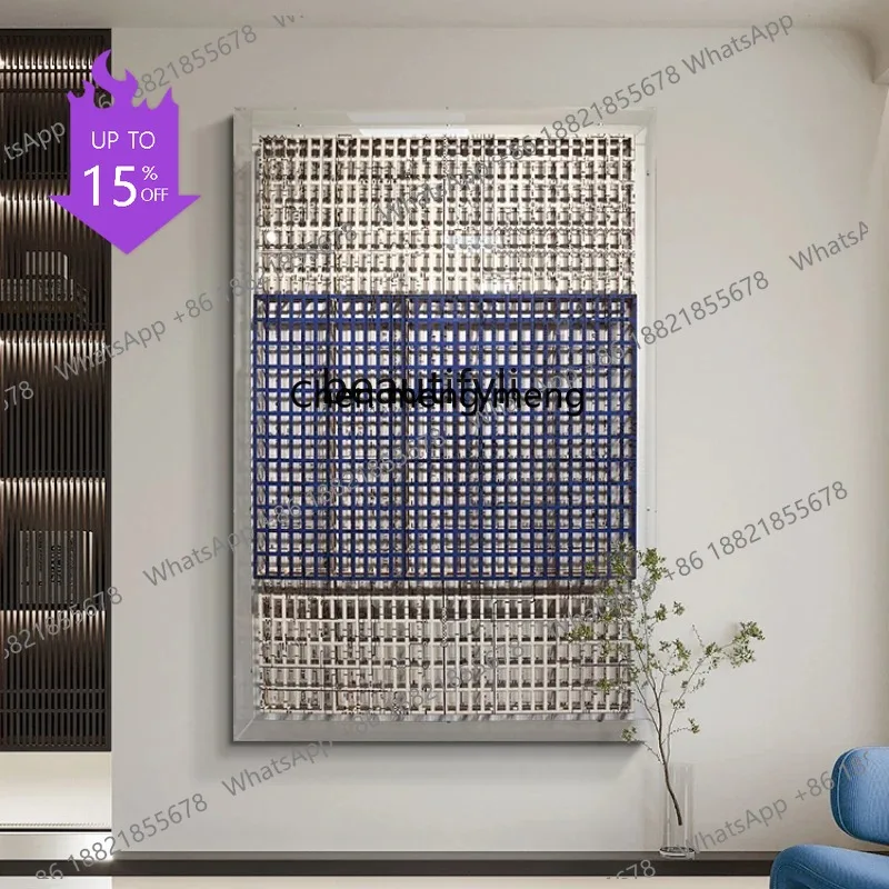 03 Physical installation acrylic painting creative entrance designer hanging painting three-dimensional abstract office model