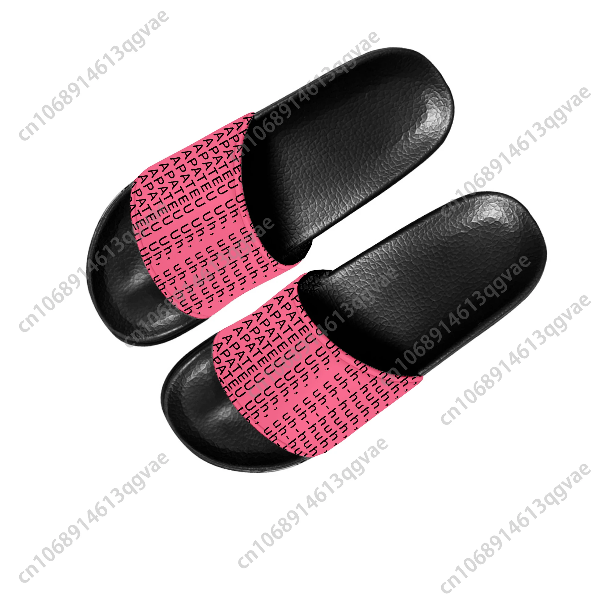 Pink Rose APT Bruno Mars 아파트 아파트 Slippers Home Water Shoes Men Women Teenagers Beach Pool Sandals Custom Summer Slipper