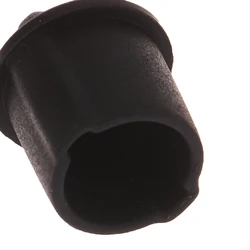 Uxcell 10pcs Silicone BNC Anti-Dust Stopper Cap Cover for Female Jack Black Inside Install Dia 9.5 mm - 11 mm