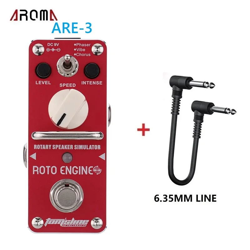 

AROMA ARE-3 Engine Rotary Speaker Simulator Mini Single Electric Guitar Effect Pedal with True Bypass guitar accessories