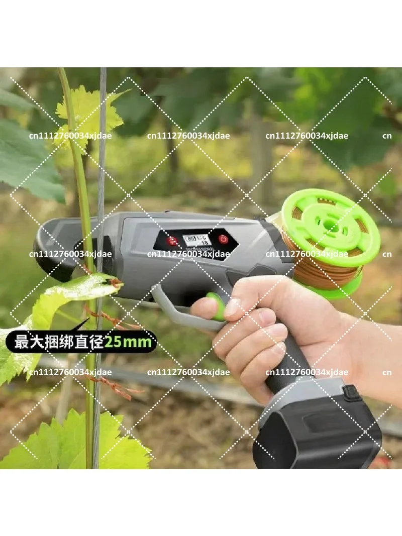 Cordless Electric Branch Tying Tool – High-Speed Lithium Battery Binding Machine for Grapevine, Vegetable & Vine Crops Support