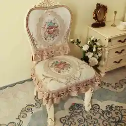 Chenille Chair Covers European Retro Diningchair Cushion Backrest Cover American Universal Chair Cover Set Home Decoration