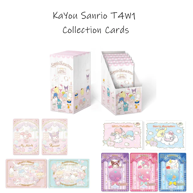 KAYOU Sanrio Tier4 Wave1 Collection Cards Dream Journey - Holo Rare Collectible Cards Party Games Tables Games Kids