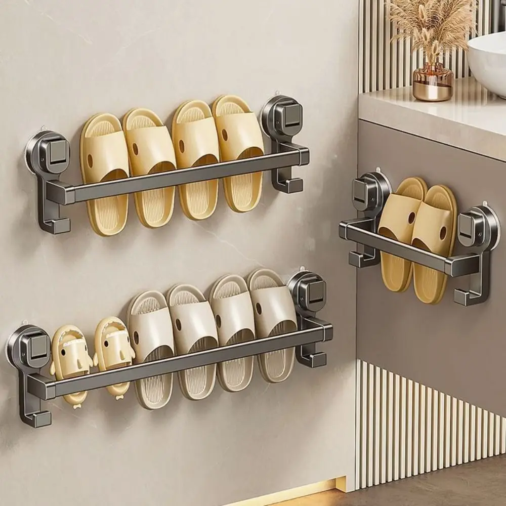 

Полотенцедержатель без перфорации на присоске с крючком Настенная вешалка для полотенец для ванной комнаты Съемная прочная несущая способность