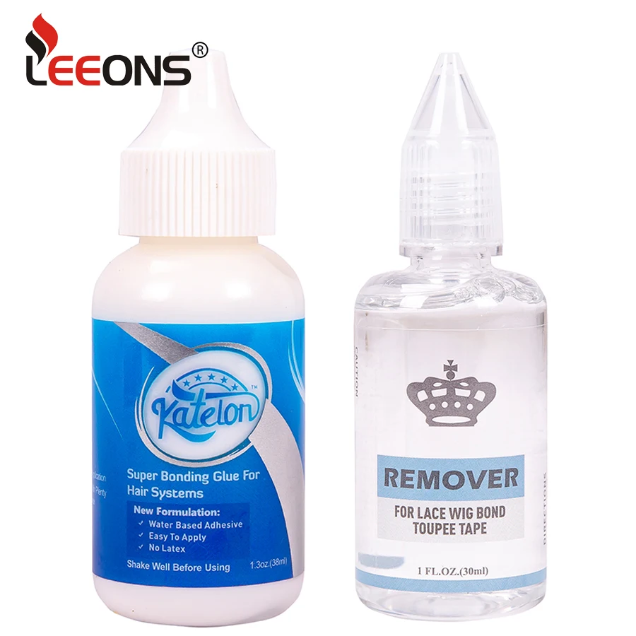 Leeons Lace Front Wig Glue Extra Hold Waterproof 38Ml Super Bonding Adhesive Glue For Lace Front Wig Hair Glue Hair Styling Tool