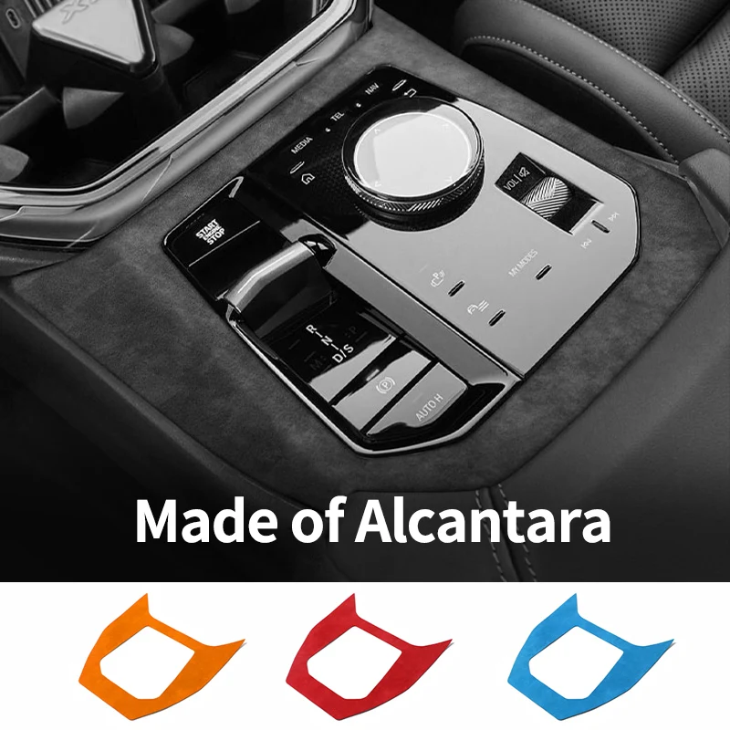 

For BMW X3 G45 G48 (2025-)Central control panel Cover Trim Stickers Made of Alcantara Interior Tuning Accessories