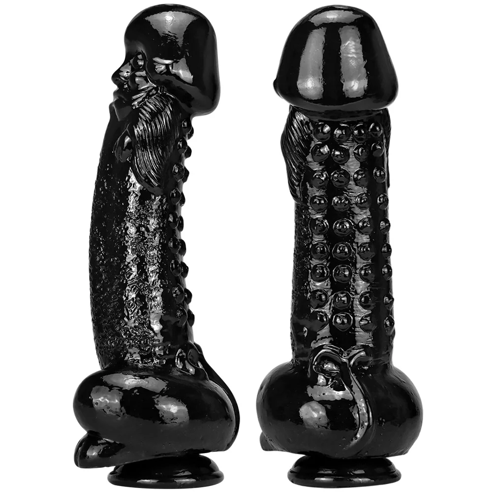 Newest! Big Bald Head Dildo For Female Masturbation Male Prostate Massage Anal Plug SM Fisting Sex Toy Adult Products