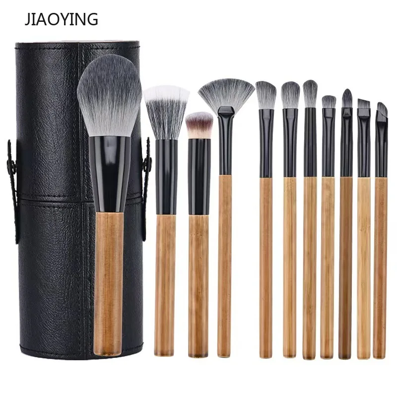 Professional Makeup Brushes Set 11 Pcs Soft Bristles for Beginners Foundation Brush  Makeup Brushes Set zestaw pędzli