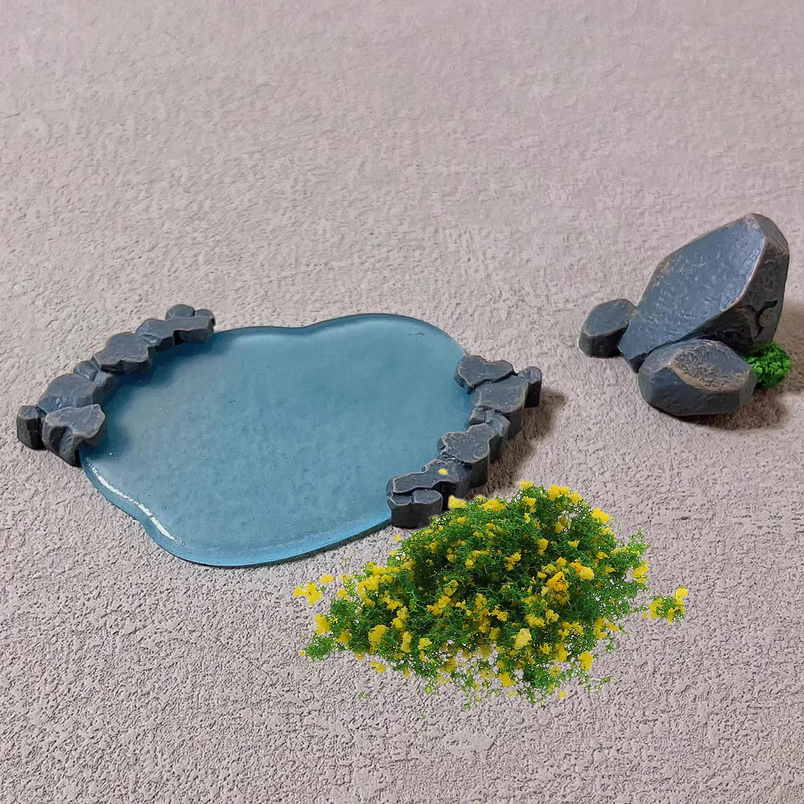 

2Pcs Sand Table Modeling Material Mixed Tree Powder for Crafts DIY Miniature Grass Artificial Moss Flowers Landscape Village