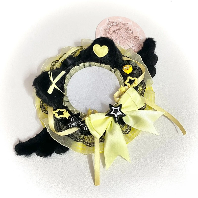 Набор для демонстрации значков аниме для булавок 58-75 мм, набор декоративных держателей для фона для сумки Ita, милый кружевной модный держатель для значка