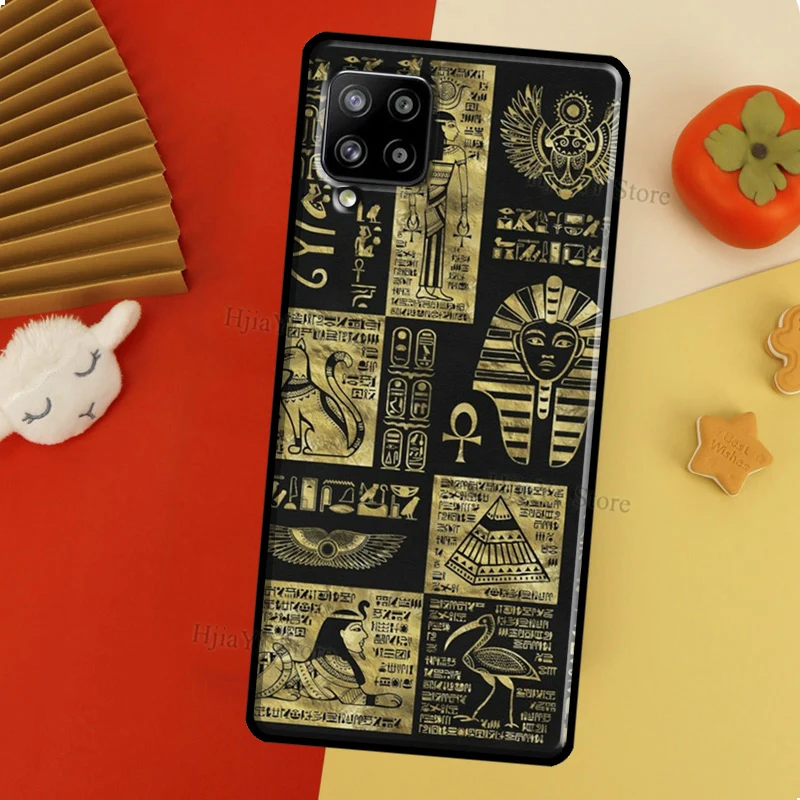 Ancient Egyptian Hieroglyphic Soft Case For Samsung A21S A52 A12 A31 A41 A51 A71 A20e M31 A10 A20 A40 A70 A50 A72 Coque