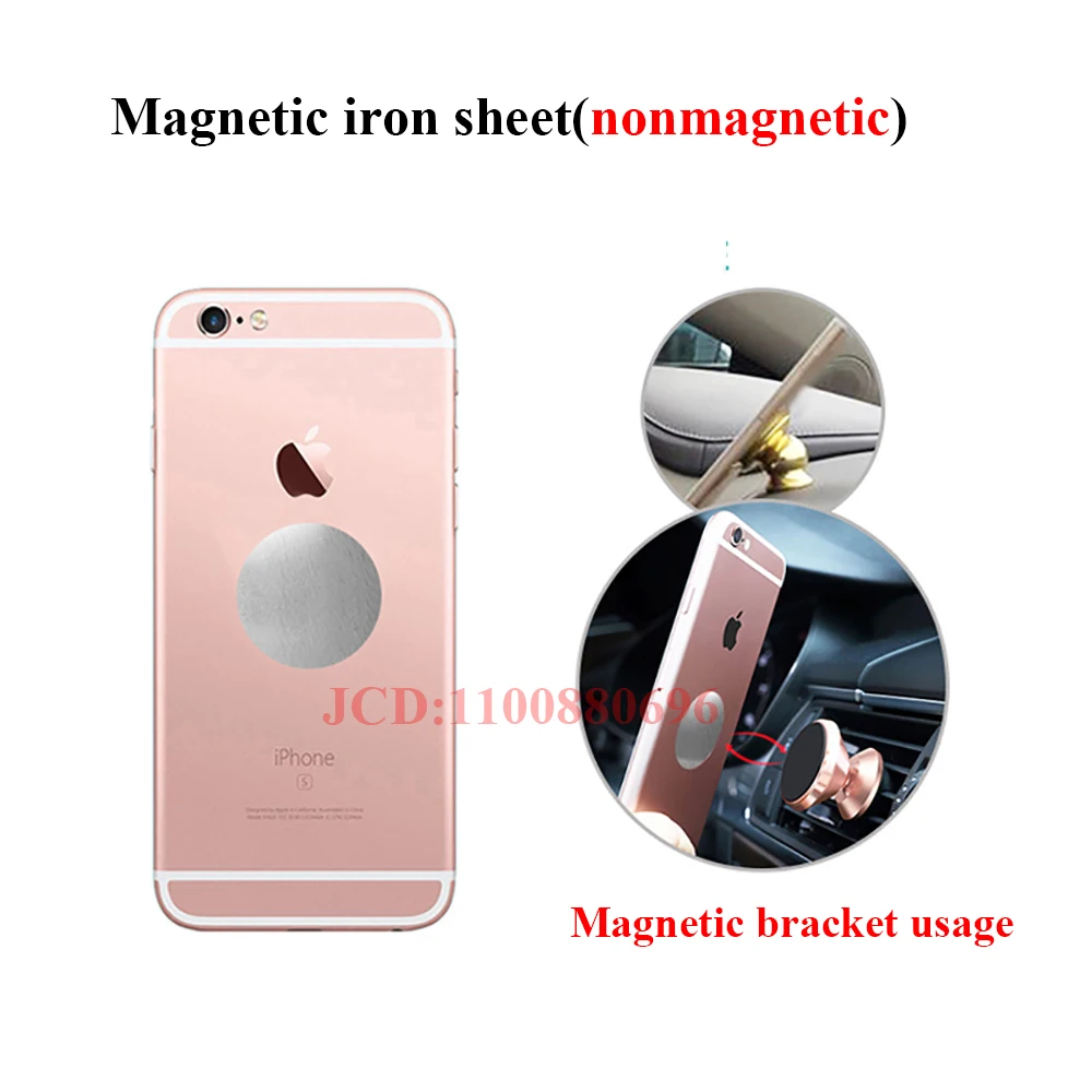 10Pcs Metal Plate Disk Iron Sheet For Magnet Mobile Phone Holder For Magnetic Car Phone Stand Holde 20/25/30/35/40/45/50mm