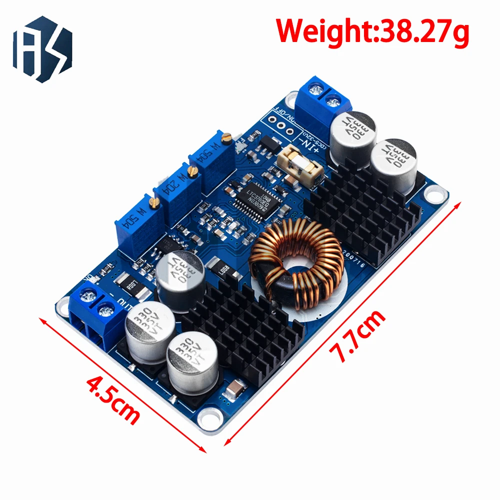 LTC3780 DC-DC da 5-32 V a 1 V-30 V 10A Modulo di ricarica con regolatore step up down automatico Modulo di alimentazione