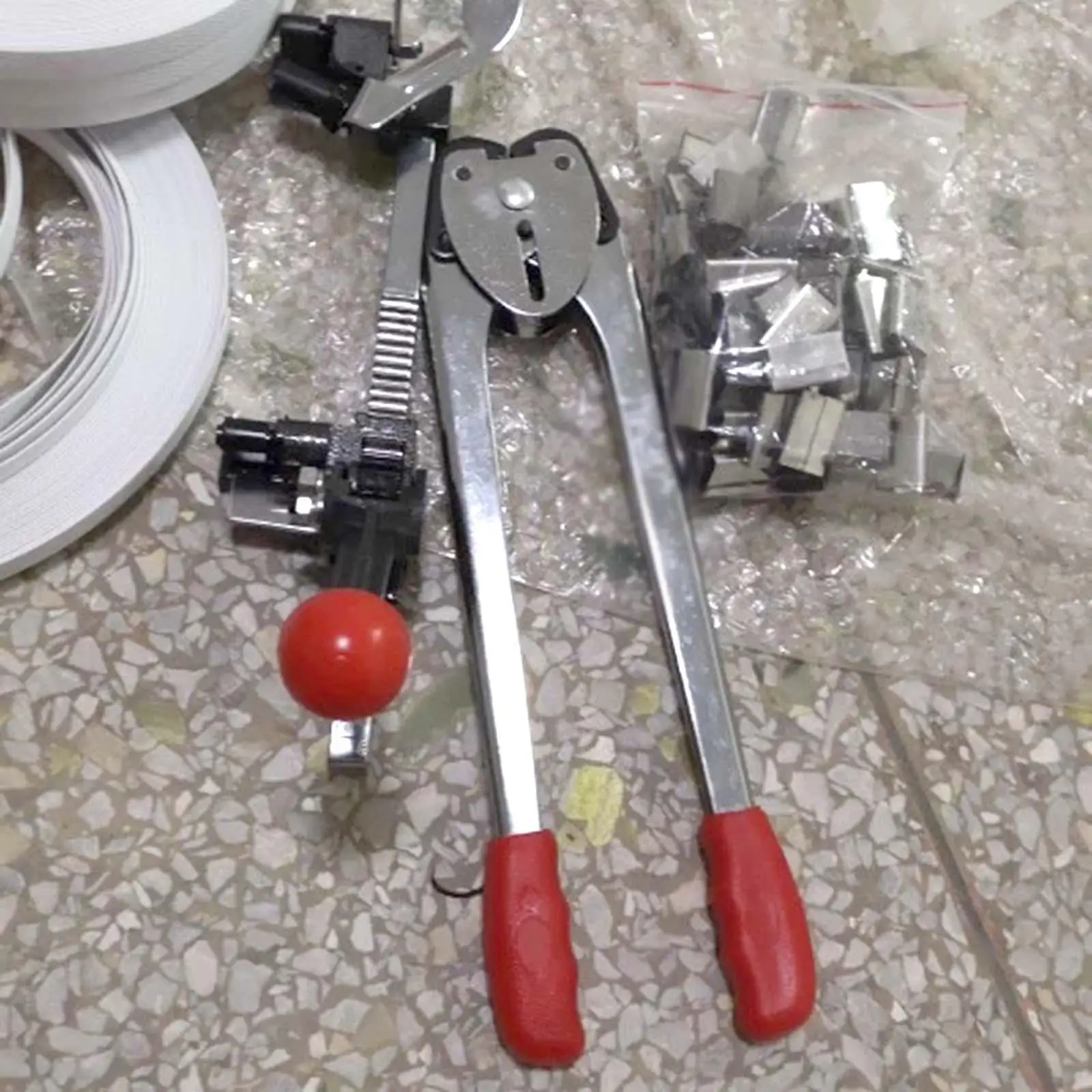 

Strapping Tensioner Pliers Paper Double Packer Multifunction Fastening Anti Slip