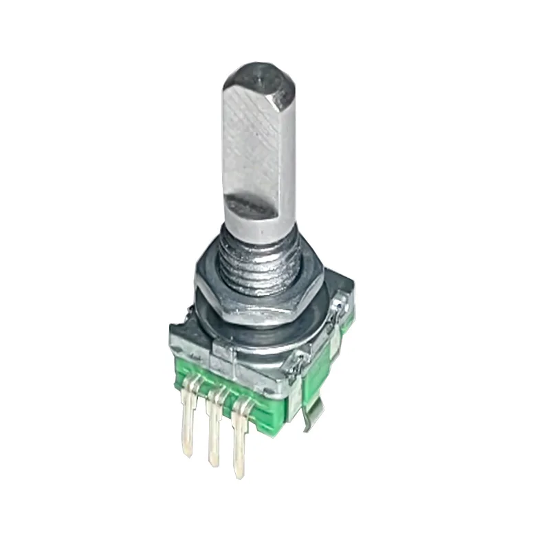 5pcs Taiwan F11E 20 Posição Pulso numbe 360 Graus Rotary Encoder interruptor EC11/Botão 5pin Punho longo 20mm meia alça do eixo
