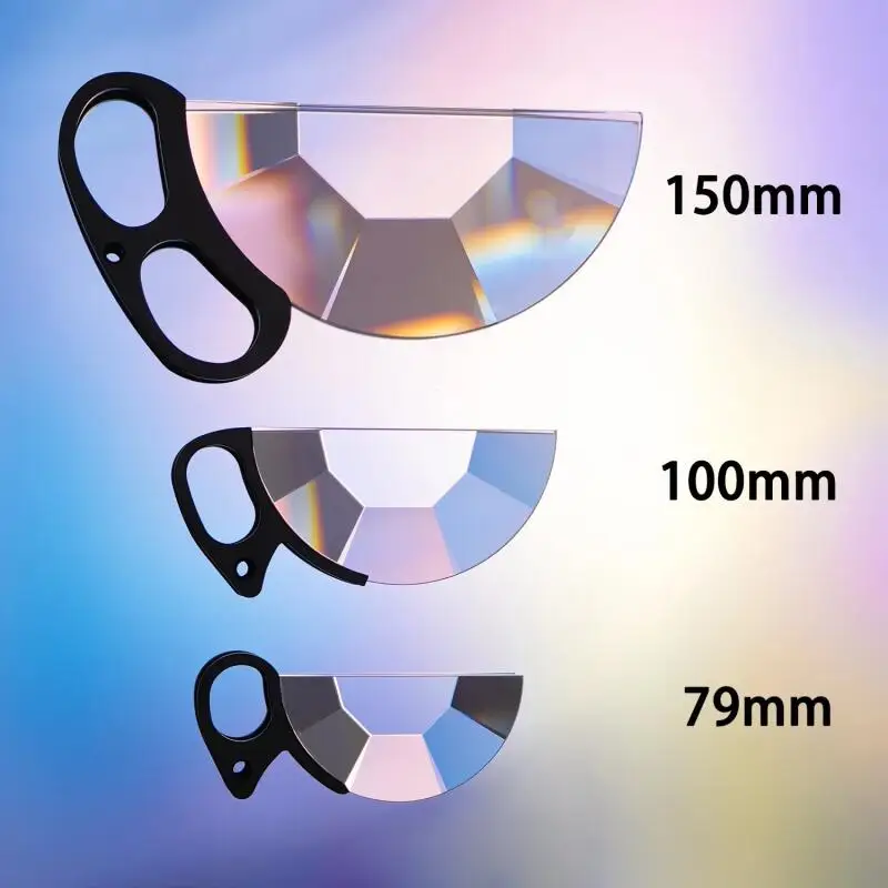 Optisches Glasprisma 79/150 mm Handheld-Kaleidoskop FX-Filter für DSLR-Kamerafotografie