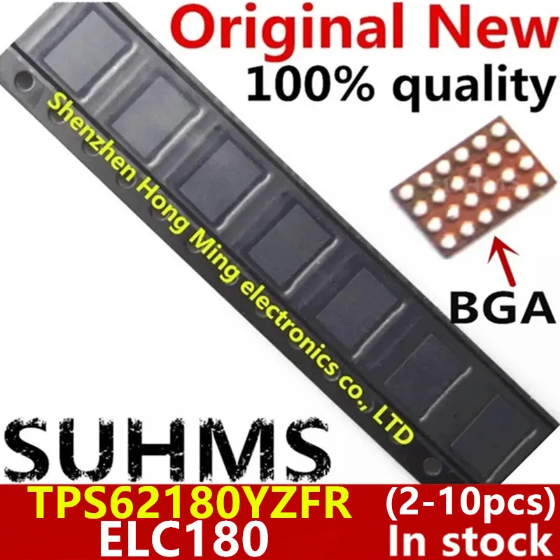 (2-10piece)100% New TPS62180YZFR TPS62180 ELC180 BGA Chipset