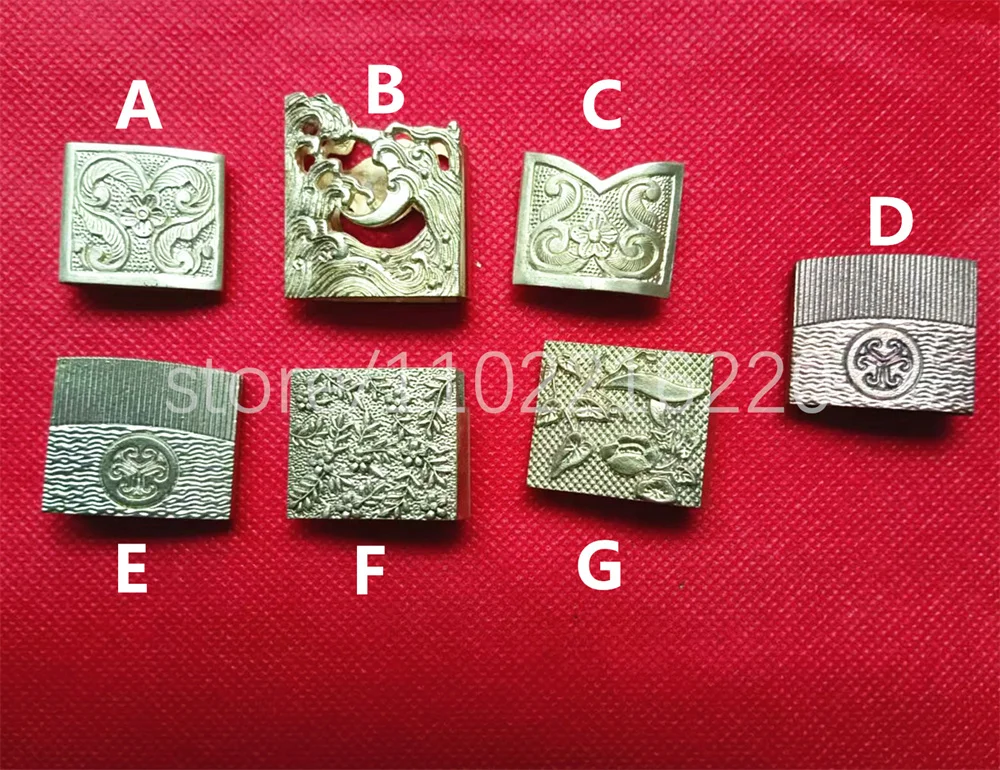 Brand New High Quality Copper Brass Parts Habaki For Japanese Japan Samurai Katana Tanto Wakizashi Fittings Accessory