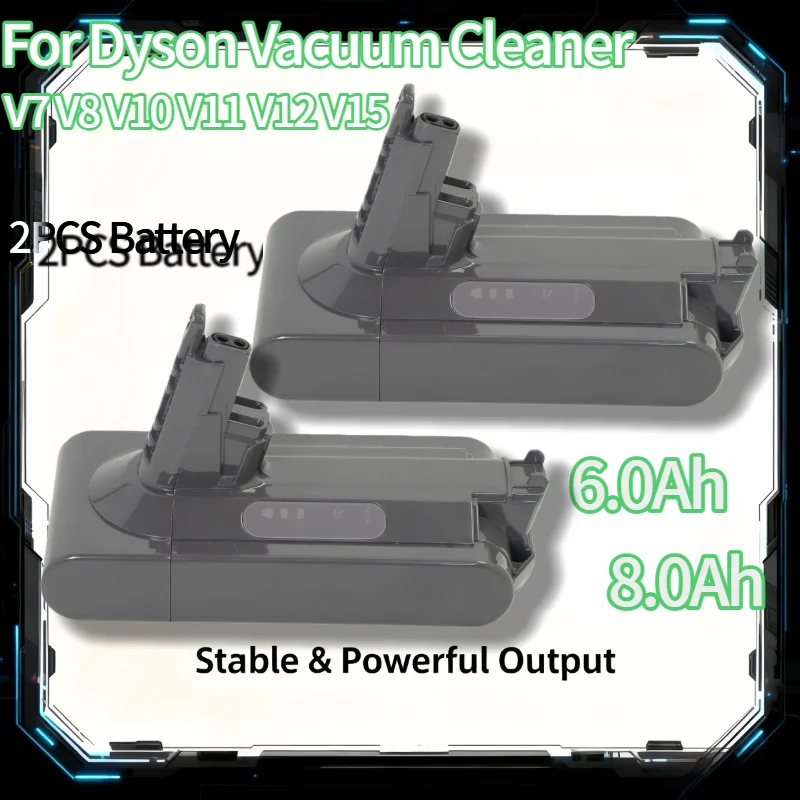 

Battery for Dyson V6 V7 V8 V10 Vacuum Cleaner Replacement SV11 SV12 SV14 SV15 SV16 SV17 SV20 SV22 SV28 Battery Models