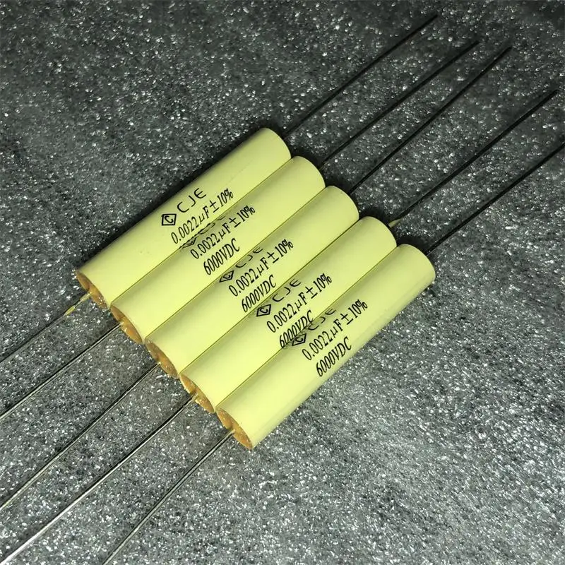 Snubber Film Capacitor for IGBT, CJE 0.0022UF 6000V High Frequency Non-inductive 10pcs