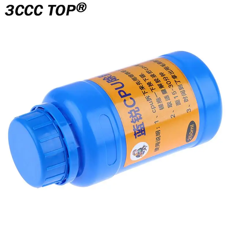 250ml For CPU Nand Glue Remove Clean Liquid For Mobile Phone Motherboard Glue Cleaning Repair Tool Need Soak 30 Minutes