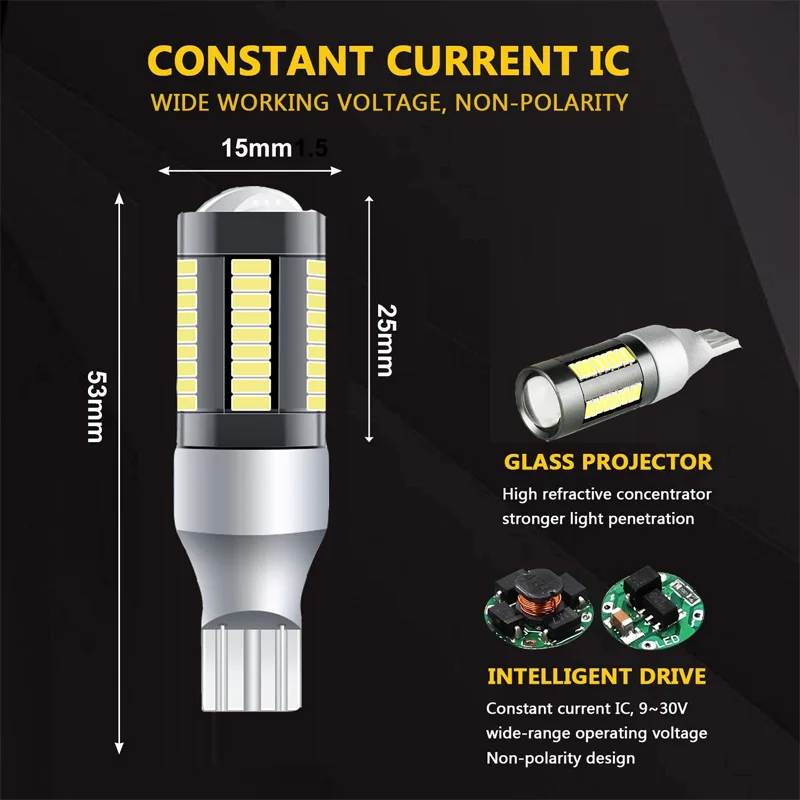 Canbus Car Led Bulbs For Hyundai i20 N i20N 2021 2022 2023 Rear Turn Signal Backup Reversing License Plate